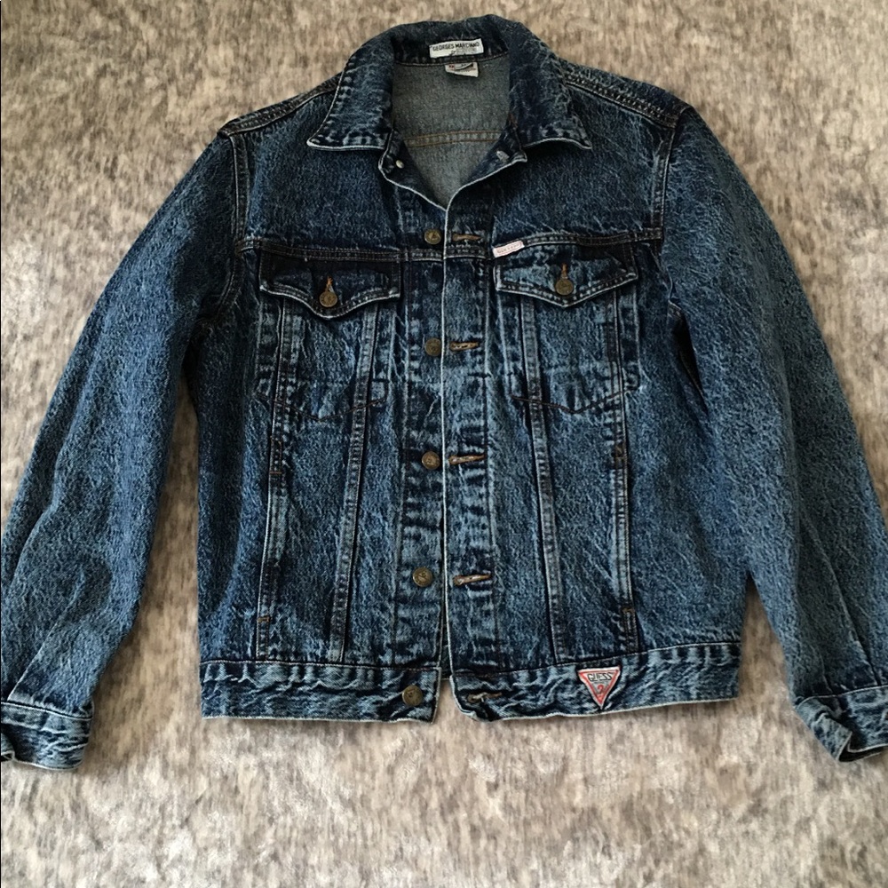 Vintage - Guess by Georges Marciano Vintage Jeans Jacket 1988 - Unisex Size M
